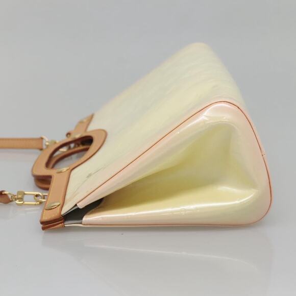LOUIS VUITTON Monogram Vernis Roxbury Drive Hand Bag Perle M91374 - Picture 3 of 16